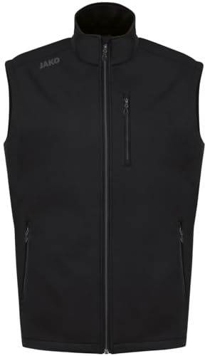 JAKO Premium Softshellweste schwarz, 4XL Herren