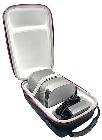 Baomaeyea Étui de rangement pour projecteur XGIMI MoGo 2 Mini 4K avec dragonne – Étui de protection en flanelle épaisse, Noir , Étui