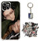 Staremeplz Attack -on Titan Hülle für iPhone 11 Anime Handyhülle [Mit Schlüsselbund und 50pcs Aufkleber] Cartoons Transparent Silikon Case Hülle für iPhone 11