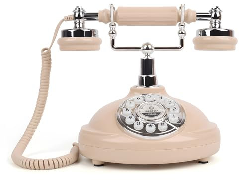 ROOMEDAL Audio-Gästebuch Hochzeitstelefon, Aufzeichnen Einer Benutzerdefinierten Audionachricht mit Gästebuch Retro-Telefon Audio-Gästebuch für die Beichte bei Hochzeiten, Geburtstagen, Partys