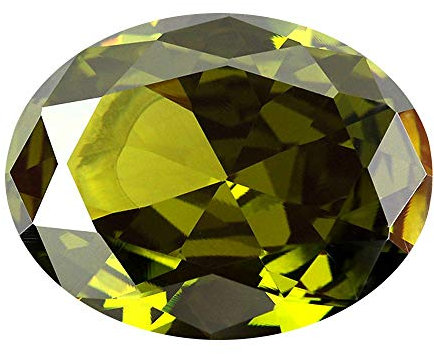KINSHU GEMS - 13,25 Karat original zertifizierter Peridot Edelstein mit Laborbericht und Garantiezertifikat, natürlicher Peridot / Mani Stein A++ Qualität für Gewinne, Gema,, Edelstein, Peridot