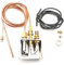 INTCHE 1 Set Gasbrenner-Thermoelement, Heizgasbrenner-Thermoelement für Gasheizung, Kohlenpfanne, Ofen, Grill
