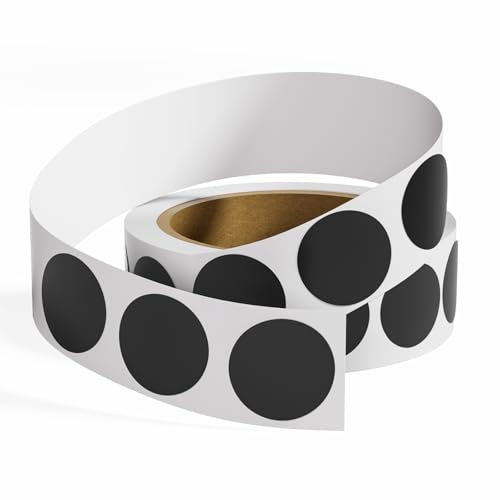 NFC-Tags-Aufkleber, NTAG215, NFC-Tags, wiederbeschreibbar, schwarz, NFC, 215, RFID-Aufkleber (25 mm), programmierbar, 504 Byte, kompatibel mit iPhone und allen anderen NFC-fähigen Geräten, 20 Stück