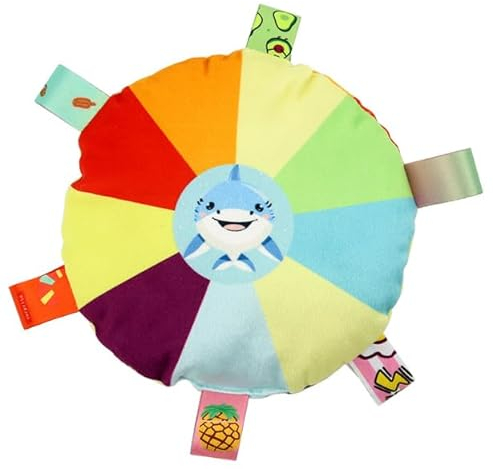 Langlebiges Hundespielzeug Set, 2 Stück Hundespielzeug, Welpen Spielzeug, Glocke Innen, Hundespielzeug Unzerstörbar, 15cm Plüschspielzeug für Hunde, PP-Baumwolle Frisbee, Pet Toy Frisbee Ball Hund