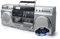 Bmi Enceinte Portable HiFi 80W Muse M-380 GBS Ghetto Blaster Enregistreur de Cassette CD Radio FM Bluetooth -Écran LCD, Soucoupe LED