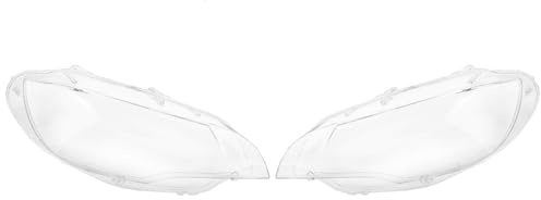 LST 2x Scheinwerferglas Streuscheibe Frontlicht Abdeckung links rechts Set kompatibel mit BMW X6 E71 E72 2007-2014