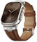 Suitisbest Cinturino in pelle con Apple Watch Ultra 2, 49 mm, 46 mm, 45 mm, 44 mm, 42 mm, in vera pelle, resistente, connettore in metallo per iWatch Ultra 10 9 8, 7, 6, 5, 4, 3 SE