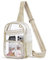 LONTG Bauchtasche Transparent Wasserdicht Brusttasche Damen Durchsichtig Tasche Herren Umhängetasche Multifunktional Verstellbar Schultertasche Modisch Brustbeutel für Reisen Fahrrad Outdoor