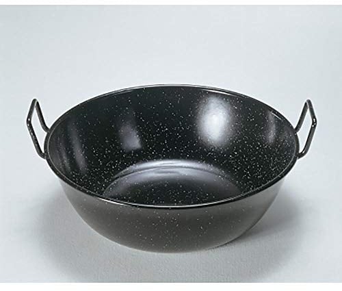 Garcima Sartén de España, diámetro 24 cm, acero esmaltado, 1,8 litros