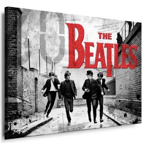 Bild auf Leinwand Beatles Lennon - Bild 100x70cm k. Poster ! Bild fertig auf Keilrahmen ! Pop Art Gemälde Kunstdrucke, Wandbilder - Bilder zur Dekoration - Deko. Musik - Stars Kunstdrucke