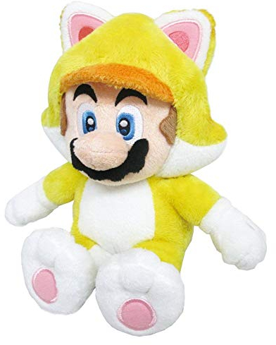 Sanei Super Mario 3D World Neko Katze Mario 22,9 cm Plüsch Puppe