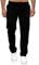 Reslad Leinenhose Männer Chino Herren-Hose lockere Sommer Stoffhose Freizeithose aus bequemer Baumwolle lang RS-3000 Schwarz M