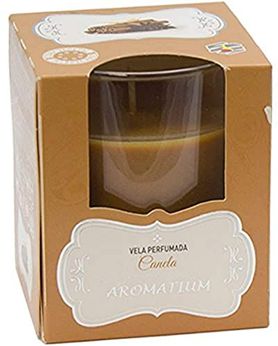 Aromatium Vaso Vela PERFUMADA Canela, Multicolor, 500 ml
