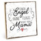 TypeStoff Holzschild mit Spruch – EINEN ENGEL OHNE FLÜGEL NENNT MAN MAMA – Vintage Schild als Geschenk und Dekoration - HS-00215
