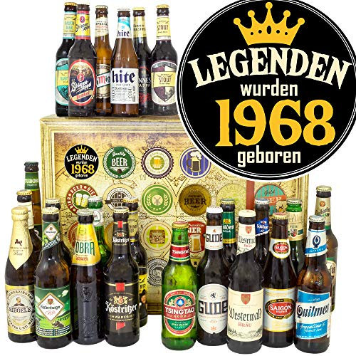 Legenden 1968/24 Biere aus aller Welt und D/Legenden 1968 / Bier Geschenk Adventskalender 2024 2025