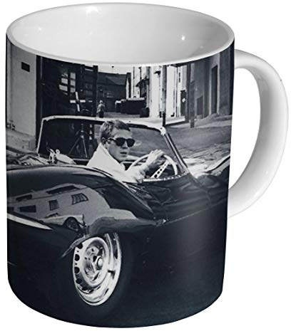 Steve McQueen 1956 Jag XKSS Ceramic Coffee Mug/Cup