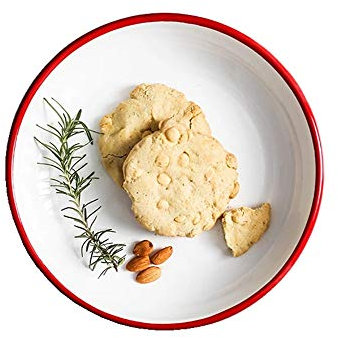 YumCute Home Enamel Pasta Plates Deep Diinner Plate 9.5 Enamelware Dinner Pasta Serving Plates, Large enamelware Plates Round Shallow Bowls Red Rim