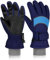 Unigear Kinder Skihandschuhe wasserdicht, Winter Warme Schnee Handschuhe Reißfeste Winddicht, mit extra Langen Ärmeln Manschette für Junge und Mädchen