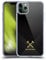Head Case Designs Officially Licensed West Ham United FC Black & Gold Hammer Marque Kit Soft Gel Case [Military Grade Protection] Compatible With Apple iPhone 11 Pro Max