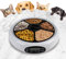 Lentek Automatic Pet Feeder Wet Dry Food Dispenser 5 Bowl Automatic Dog/Cat Feeders Dish 5 Meals 441g Portion Each with Timer Speaker Recorder Voice Message Cats Dogs Rabbits Other Pets (White)