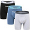JINSHI Homme sous-vêtements Ultra Doux Caleçon Confortable Long Boxers Respirante Underwear en Bambou Lot de 3, 3XL
