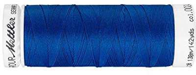 Seraflex - elastisches Garn zum Nähen - Alleskönner -2 Rollen á 130 m, Royalblau