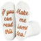 Polar 'If You Can Read This' Socks - 'Bring Me Some Tea' - Gift Packaging - Present For Wife - Womens Cute Funny Quote Cotton Socks - Indoor Thick Warm Thermal For Her Cosy Fluffy Novelty Socks
