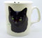 The Plate Collectors Shop Black CAT FINE Bone China Mug