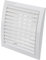 Ø 125mm Bianca Griglia di Ventilazione in Plastica Con Flusso Regolabile - Griglie D'Aerazione con Rete Anti Insetti