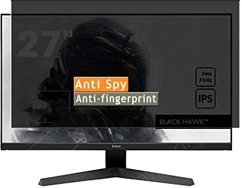 Vaxson Anti Spy Schutzfolie kompatibel mit Iiyama G-Master G2740QSU-B1 27 Monitor Display folie folien Displayschutzfolie （ nicht Panzer Schutz Glas folie SchutzGlas nicht PanzerGlas ） Neue