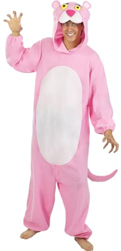 Funidelia | Déguisement La Panthère Rose pour femme et homme Pink Panter - Déguisement pour Adultes et accessoires pour Halloween, carnaval et fêtes - Taille L-XL - Rose