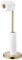 Goldener Toilettenpapierhalter Ständer mit Reserve,Beelee Freistehender Toilettenpapierhalter Toilettenpapierspender Aufbewahrung mit rostfreiem Sockel Modernes gebürstetes Gold-Finish,BA7782BG
