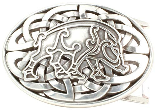 BELTINGER Gürtelschnalle Keiler 4,0 cm | Buckle Wechselschließe Gürtelschließe 40mm Massiv | LARP- und Mittelalter-Outfit