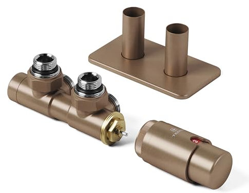 Terma Radiator Valves, Bright Copper