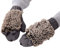 MaNMaNing Guanti invernali in cotone caldo Guanti in pile da donna a forma di riccio Guanti MM172 (Dark Gray, One Size)