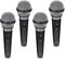 Toddmomy 4 Pezzi di Microfono Finto Finta Microfono Giocattolo Microfono di Plastica per Karaoke Divertente Costume Prop Bomboniere