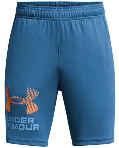 Under Armour UA Tech Logo Shorts Jungen, Photon Blue - Atomic, X-Large Youth