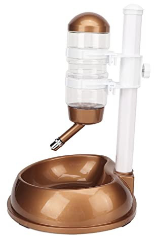 Dispensador de Agua de pie para Mascotas,Bola de alimentación automática de Agua para Perros,multifunción giratoria Ajustable en Altura para Viaje para Perros Suministros para Perros