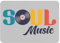Soul Music Set mit 4 Tischsets aus grauem Kork – Vinyl Vintage 70er Jahre – Großes Format 39,5 x 28,5 cm