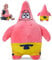 YISKY Patrick Plüsch, 35 cm Spongebob Soft Toy Patrick, Plueschfigur Patrick, Cartoon Schwammkopf Patrick Star Plüschtier, Cartoon Tierplüschpuppe, für Kinder Weihnachten Geburtstag Geschenk