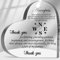 Thank You Gifts for Women Men, Mentor Appreciation Keepsake Gifts, Thank You Presents for Boss Teacher Leader Manager Director, Compass Sign Acrylic Heart for Office Table Desk