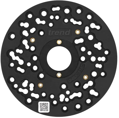 Trend Base Universal Grande para Fresadoras de Inmersión, 180mm, Compatibilidad Mejorada para Fresadoras de 12mm, UNIBASE/180