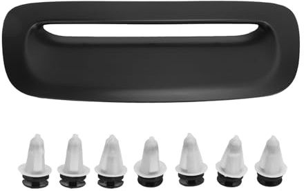 Brilluxa Toma de Aire para Capó Negro, Cubierta de Ventilación Compatible con Mini Cooper S R56 R55 R57 2007-2014, Accesorio de Estilo Automotriz
