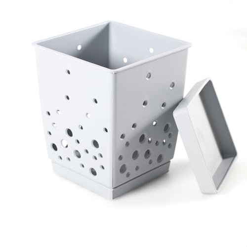 Kerafactum Soporte para cubiertos para lavavajillas de 2 piezas, base extraíble, sin BPA, cónica, organizador para oficina, secador de cubiertos, cesta de cubiertos, cesta de carcaj