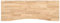 vidaXL Schreibtischplatte Unbehandelt 140x50x2,5 cm Massivholz Eiche, Arbeitsplatte, Küchen Arbeitsplatte, Ersatztischplatte, Tischplatte