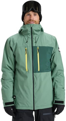 Quiksilver Sycamore Solid - Chaqueta para hombre de 20 quilates (paquete de 1)