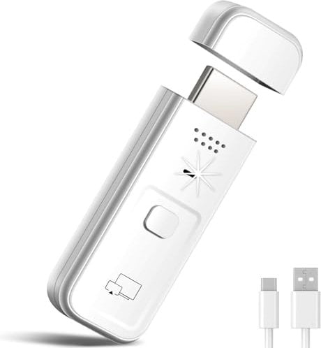 Wireless HDMI Display Adapter, Plug&Play HDMI Receiver 4K Decode 1080P@60Hz Output Ultra HD Streaming Video and Audio/Media, Wireless Extender from Phone, Laptop Transmitter to HDTV/Monitor/Projector