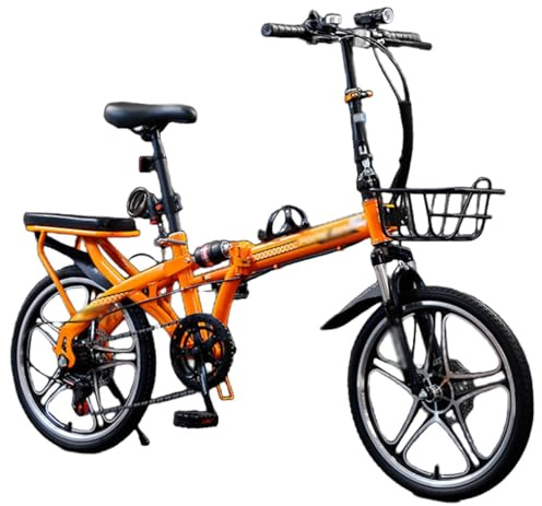 Klappbares City-Fahrrad Aus Kohlenstoffstahl, 16 20 22 Hergestellt Mit 7-Gang-Klapprad, Kleine Klappgröße