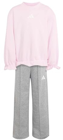 adidas Unisex Kids Seasonals Sweatset, Rüschen