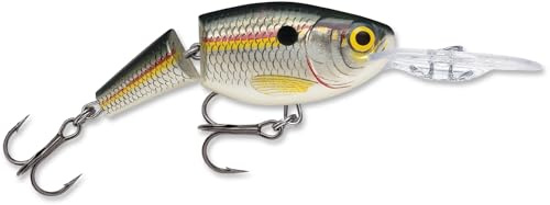Rapala, Shad Rap Elite Angelköder, schwimmender Süßwasserköder, Schwimmtiefe: 2,4–2,7 m, Angelgerät aus Balsaholz